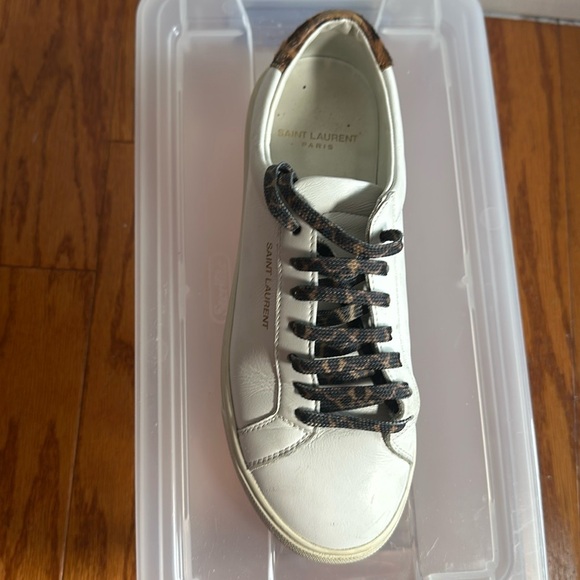 Saint Laurent “Andy” leather sneaker . - Picture 6 of 17